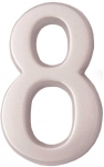 Numeris 8, 50 mm, klijuojamas, blizgus