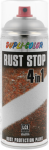 Dupli Color Pur&scaron;kiami antikoroziniai dažai RUST-STOP RAL9006, matiniai, 400 ml