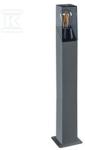 Pastatomas lauko &scaron;viestuvas KANLUX Laven, IP44, 1 x 27, max 10W, 13 x 13 x 80 cm