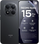 Xiaomi Redmi Note 15 Pro 5G Dual Sim 8GB RAM 512GB - Juodas