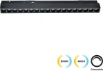 18W LED &scaron;viestuvas į magnetinę sistemą VIOKEF MAGNETIC, juodas, 3000/4000K, dimeriuojamas, 4244403-N