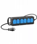 Elektro-Plast RS-P maitinimo prailgintuvas gumuotas 6x2P+Z su laidu ir ki&scaron;tuku 16A 7000-10