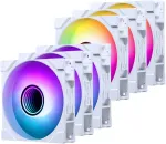 PHANTEKS "6er Pack" 3er Pack M25 Gen2 D-RGB Standard L&uuml;fter + 3er Pack M25 Gen2 D-RGB Reverse Blade L&uuml;fter, 120mm - baltas