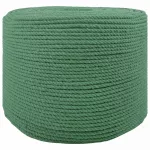 Medvilniniai siūlai 4 mm 250 m Žalia 100% Medvilnė