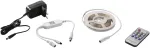 LED juostos rinkinys su maitinimo &scaron;altiniu ir nuotolinio valdymo pultu, 24V, 60LED/m, 3000K, 3m