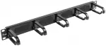 Organizer Equip 19'' Organizer kabli 5x plastikowe pierścienie stal 1U RAL9005 (327320)