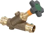 VIEGA Easytop atbulinis vožtuvas su apsauga nuo atgalinio srauto i&scaron; raudonojo ketaus su presuojama jungtimi 22 mm V bakui.