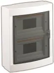90912116 Pavir&scaron;inio montavimo paskirstymo skydas 2x8 2 eilių 16 modulių IP40 skaidrios durelės 90912116 Viko by Panasonic