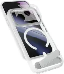 Epico HeroStand Pro Mag+ dėklas iPhone 17 Pro Max/18 Pro Max su sulankstomu stovu &ndash; matinis permatomas