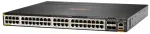 &Scaron;akotuvas Hewlett Packard (HP) HPE Aruba 6300M &ndash; komutatorius &ndash; L3 &ndash; valdomas &ndash; 48 x 100/1000/2,5G/5G (PoE+) + 4 x 1 Gigabitas / 10 Gigabitų / 25 Gigabitai / 50 Gigabitų SFP56 (uplink / stacking) &ndash; priekinis ir &scaron;oninis į galą &ndash; montuojamas į stelažą