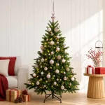Dirbtinė kalėdinė eglutė su rutuliuku 150 cm 150 LED