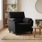 Sofa Juoda 94 x 85 x 93 cm Aksomas