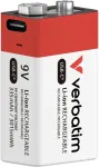 Įkraunama baterija 9V USB-C Verbatim 1 vnt. 30251