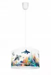 Bez Marki HEXE OCEAN Lampa dziecięca sufitowa wisząca 1 x 60W H0916
