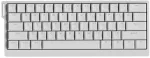 Klaviatūra FGG MAD60 V2 HE RGB Baltas, Magnetic Kailh Lime Switch, US