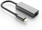 Camelion Spacetronik Usb-c į Rj45 adapteris Spu-a04, juodas