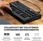 Klaviatūra Akai Mpk Mini Mkiii Midi klaviatūros valdiklis su 25 klavi&scaron;ais