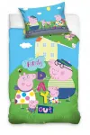 Patalynės komplektas Pataliukai Świnka Peppa 100x135 cm kūdikiams