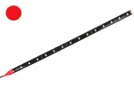 Led juosta 12v 30cm raudona