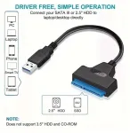 Default Usb 3.0 į Sata adapteris 2.5" Ssd/hdd, 5gbps