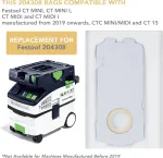 Festool 8 dulkių mai&scaron;eliai Fe stool Sc-fis-ct Mini/midi-2 dulkių siurbliui 204308, skirti naudoti su Ct Mini ir Ct Midi nuo 2019 metų, 204308 dulkių mai&scaron;eliai (8)
