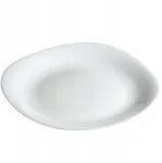 Kadax plok&scaron;čia lėk&scaron;tė 28 cm balta stiklinė kvadratinė didelė lėk&scaron;tė