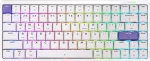 Epomaker Luma84 žemo profilio aliumininė mechaninė klaviatūra, programuojama Qmk/via, trijų režimų belaidė, suderinama su Win/mac/linux, Rgb ap&scaron;vietimas (balta ir violetinė, Gateron Low Profile Raudona Switch)