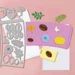 Globeleland 3d keturių sezonų pjovimo &scaron;tampai su kavos puodelio rinkiniu &scaron;ventėms metalinis kavos puodelio rėmelis pjovimo &scaron;tampai kortelių gamybai "pasidaryk pats" scrapbooking dekoravimo įspaudimas