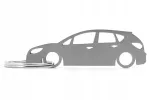 Nerūdijančio plieno raktų pakabukas Opel Astra J 5d