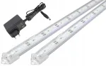 aQualine Led po&scaron;viestukas virtuvei 2x50cm Baltas &Scaron;iltai
