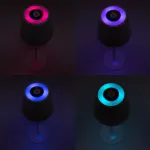 PNI LT05W RGB 3W stalinė lempa, su baterija, USB įkrovimas, balta spalva