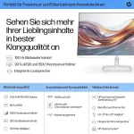 Hp series 5 524sa fhd ips monitorius su garsiakalbiais | 60,5 cm (23,8 colio) | 100 hz | 16:9 | 1500:1 kontrastas | 99% srgb | hdmi 1.4 | vga | neatspindintis | pakreipimas -5&deg;+25&deg; | tvariai pagamintas | baltas