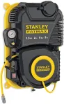 Stanley oro kompresorius Fmxcmd152we - 8 barų kompresorius - 160 l/min siurbimo galia - be alyvos - oro žarna 9 m - 59 Db - juodas/geltonas