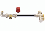 Ventilis Danfoss, RA-K 15 kolektorinis pajungimas