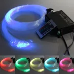 LED RGB ap&scaron;vietimas &scaron;viesolaidinis SPALVOTOS ŽVAIGŽDĖS 3 m.