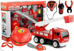 Lean Toys Gaisrininko rinkinys Fire Rescue, 14 vnt.