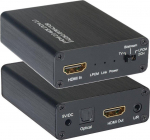 Techly 025749 Ekstraktor Audio 5.1CH Toslink/Analog 3.5mm 2CH su HDMI 4K