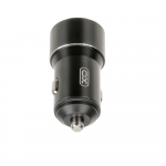 XO automobilinis įkroviklis CC30 2x USB 2,4A juodos spalvos