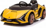 Leggodt Lamborghini Sian 12V lasten s&auml;hk&ouml;auto, keltainen