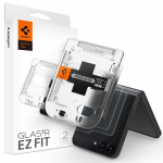 &bdquo;Spigen Glass tR EZ Fit&ldquo; skaidrus dėklas, 2 vnt. pakuotėje &ndash; &bdquo;Samsung Galaxy Z Flip5&ldquo;.