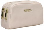 Guess, Vanille, Synthetic Leather, Textile Bag, Toiletry, rusvai gelsvas, For Women, 23 x 17 x 8 cm