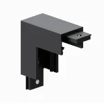 Vertikali mechaninė jungtis, skirta magnetiniam bėgeliui SLIM MAGNETIC, juoda, 02/0513