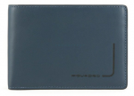 Piquadro, Collezione , Leather Wallet, Key holder, PU257PQJR, Mėlyna, For Men