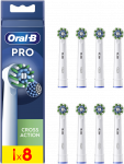 Dantų &scaron;epetėlis Braun Oral-B EB50-8 Cross Action Pro Dantų &Scaron;epetėlio Galvutės, 8 Vnt.