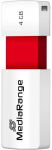 STICK MediaRange USB-Stick 4GB USB 2.0 Slider red