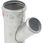 &bdquo;Bl&uuml;cher&ldquo; didelis vamzdis 45&deg; 75&ndash;50 mm &ndash; apvalus, rūg&scaron;tims atsparus RF Europipe
