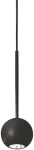 4W LED pakabinamas &scaron;viestuvas ARCHIMEDE, juodas, 3000K