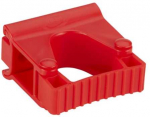 Sieninis laikiklis Vikan 82x87mm raudonas vienos guminės juostos modulis raudonas 1x1x1mm (1)