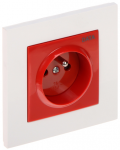DATA SINGLE SOCKET OUTLET WITH FRAME SANTRA/4142-10/EPN 230 V 16 A Elektro-Plast