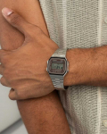 UNISEX CASIO A168WA-5A VINTAGE LAIKRODIS + DĖŽUTĖ